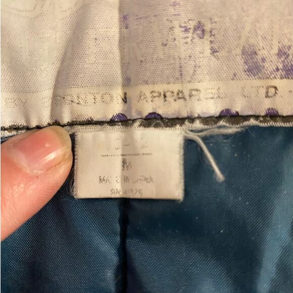 Teal Floral Embroidered Hooded Winter Coat Big Chill Girls Size M - Picture 4 of 6